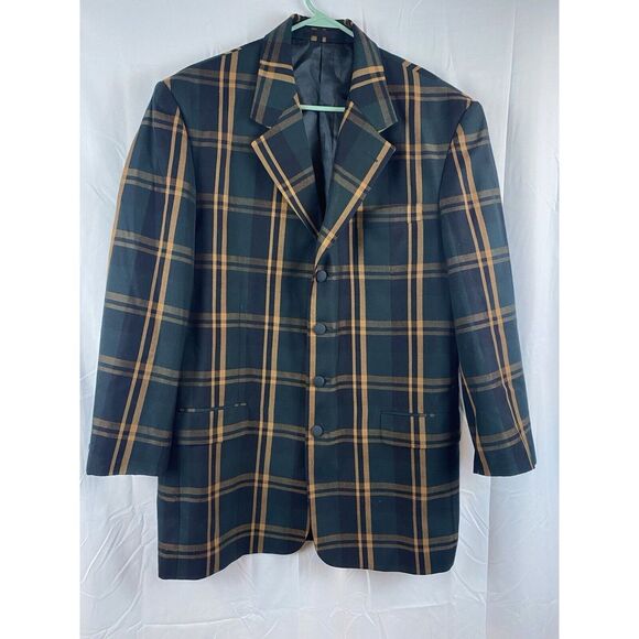 Falcone Super 100's Desegno Collezione Men's Size 40R Quality Suit Blazer Jacket - Picture 1 of 9